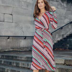 Long Tall Sally vintage-inspired midi wrap dress